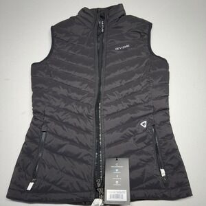 Gyde Women's Khlone Heated Vest XS Full Zip Black NO BATTERY New NWT Outdoor